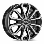 W19341001T56 MSW 48 VAN 6H GLOSS BLACK FULL POLISHED 6,5x16" 6x130 ET62