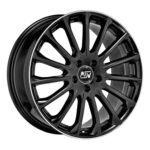 W19317509TGA MSW 30 GLOSS BLACK DIAMOND LIP 8,5x20" 5x112 ET20