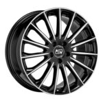 W19346501T56 MSW 30 GLOSS BLACK FULL POLISHED 9x19" 5x112 ET44