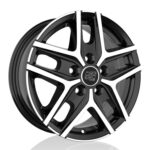 W19362008T56 MSW 40 VAN GLOSS BLACK FULL POLISHED 6,5x16" 5x130 ET65