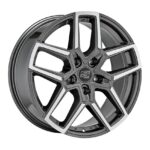 W19428002D7 MSW 52 GLOSS GUN METAL FULL POLISHED 8,5x20" 5x120 ET41,5