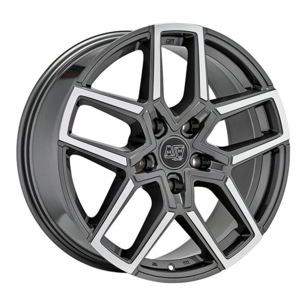 W19428004D7 MSW 52 GLOSS GUN METAL FULL POLISHED 8,5x20" 5x120 ET47