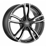 W19297003TT8 MSW 73 GLOSS DARK GREY FULL POLISHED 7,5x17" 5x120 ET43