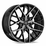 W19365502T56 MSW 74 GLOSS BLACK FULL POLISHED 9,5x20" 5x112 ET42