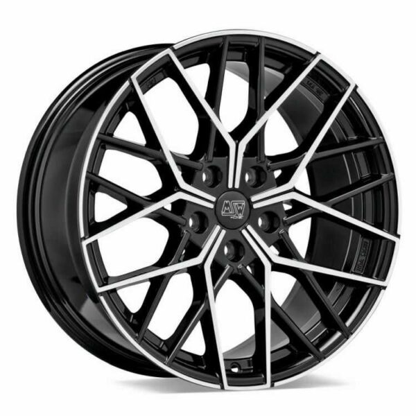 W19351505T56 MSW 74 GLOSS BLACK FULL POLISHED 8x19" 5x114,3 ET45