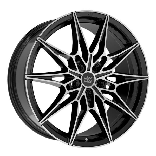W1946500456 MSW 75 GLOSS BLACK FULL POLISHED 8,5x19" 5x112 ET26,1