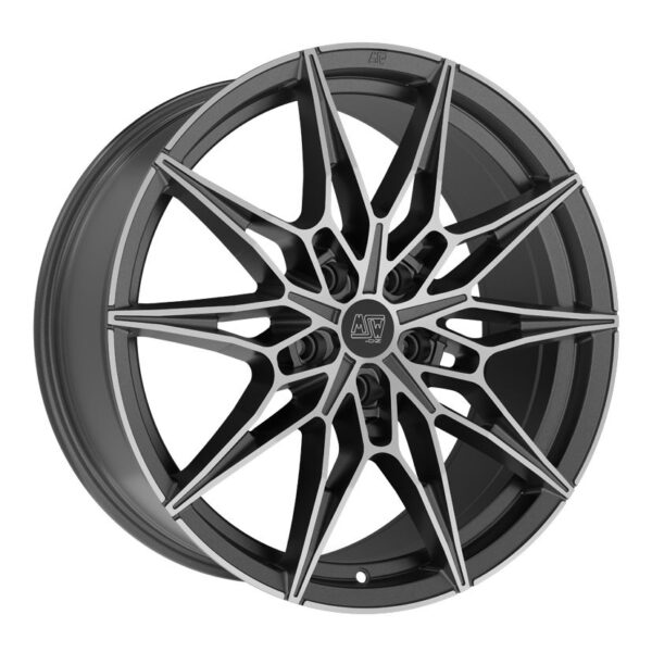 W1946550026 MSW 75 MATT GUN METAL FULL POLISHED 8,5x19" 5x112 ET29