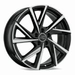 W19383004T56 MSW 80-5 GLOSS BLACK FULL POLISHED 7x17" 5x108 ET40