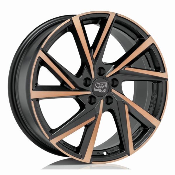 W19388006TCAC MSW 80-5 MATT BLACK COPPER FULL POLISHED 8x18" 5x112 ET40