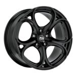 W19374006TC5 MSW 82 GLOSS BLACK 8x18" 5x108 ET50