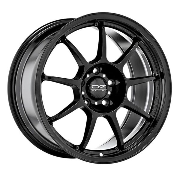 W01831202O2 OZ ALLEGGERITA HLT GLOSS BLACK 8,5x18" 5x120 ET35