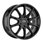 W01A56051GA OZ HYPER XT HLT OFFROAD GLOSS BLACK DIAMOND LIP 9x20" 6x114,3 ET38