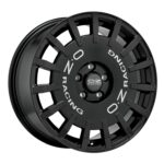 W01A50205H3 OZ RALLY RACING GLOSS BLACK 7x17" 4x108 ET40