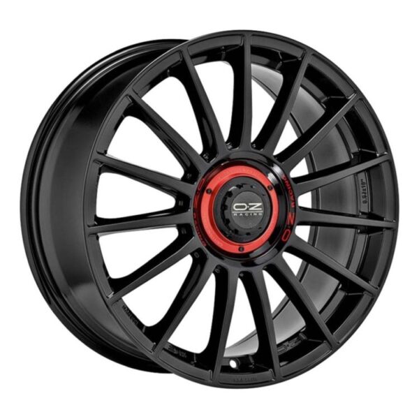 W01852202EM4 OZ SUPERTURISMO EVOLUZIONE GLOSS BLACK 8,5x19" 5x112 ET30