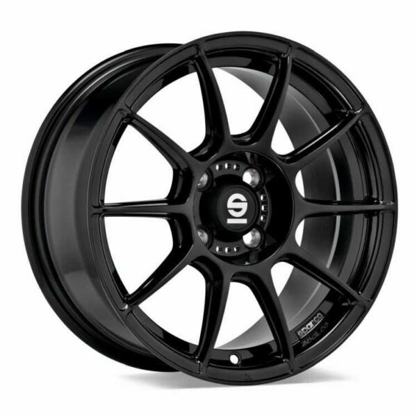 W29081001C5 SPARCO FF1 GLOSS BLACK 7x17" 4x108 ET25