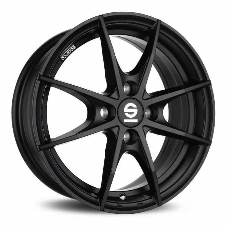 SPARCO_TROFEO_4_MATT_BLACK W2906650053 SPARCO TROFEO 4 MATT BLACK 6,5x16" 4x100 ET37 - obrazek 1