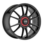 W01709006O2 OZ ULTRALEGGERA XX GLOSS BLACK 7x17" 4x98 ET35