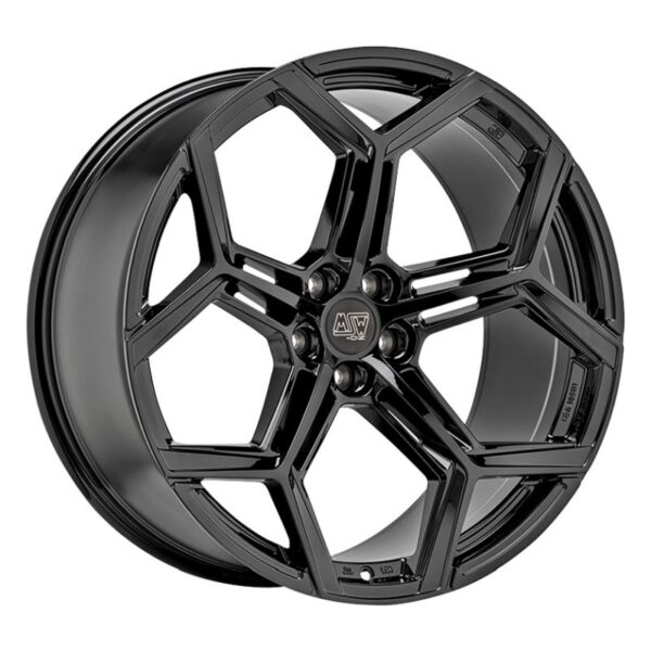 W19477500C5 MSW 53 GLOSS BLACK 9x20" 5x112 ET20