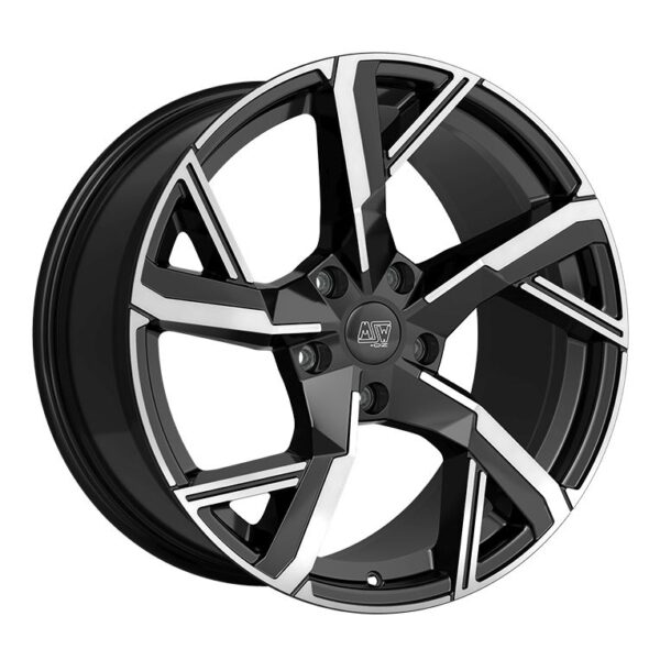 W19491002T56 MSW 54 GLOSS BLACK FULL POLISHED 10x20" 5x130 ET39,1